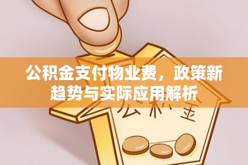 孟津公积金支付物业费，政策新趋势与实际应用解析
