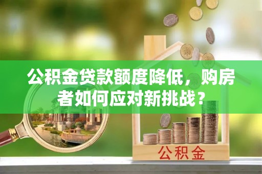 孟津公积金贷款额度降低，购房者如何应对新挑战？