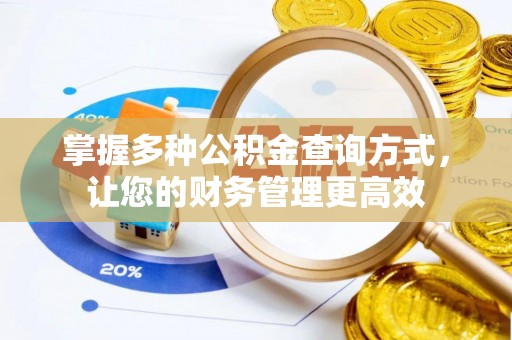 孟津掌握多种公积金查询方式，让您的财务管理更高效
