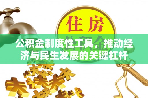 孟津公积金制度性工具，推动经济与民生发展的关键杠杆