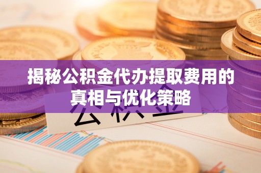 孟津揭秘公积金代办提取费用的真相与优化策略