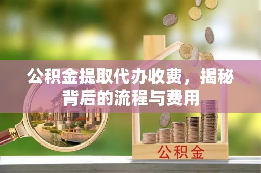 孟津公积金提取代办收费，揭秘背后的流程与费用