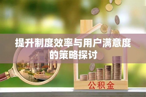 孟津提升制度效率与用户满意度的策略探讨